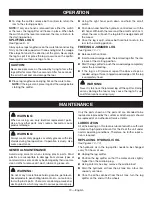 Предварительный просмотр 12 страницы Homelite UT49102 Operator'S Manual