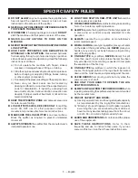 Предварительный просмотр 7 страницы Homelite UT49103 Operator'S Manual