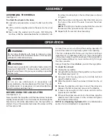 Предварительный просмотр 11 страницы Homelite UT49103 Operator'S Manual