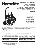 Homelite UT80516 Operator'S Manual предпросмотр