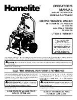 Предварительный просмотр 1 страницы Homelite UT80522 Operator'S Manual