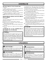 Предварительный просмотр 28 страницы Homelite UT80522 Operator'S Manual