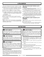 Предварительный просмотр 31 страницы Homelite UT80522 Operator'S Manual