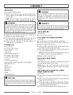 Preview for 12 page of Homelite UT80522B Operator'S Manual