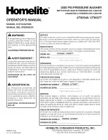 Предварительный просмотр 52 страницы Homelite UT80546 Operator'S Manual