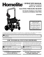 Предварительный просмотр 1 страницы Homelite UT80720 Operator'S Manual