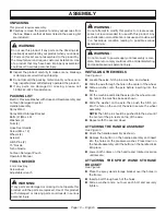 Предварительный просмотр 14 страницы Homelite UT80720 Operator'S Manual