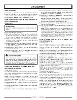 Предварительный просмотр 31 страницы Homelite UT80720 Operator'S Manual