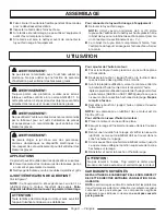 Preview for 27 page of Homelite UT80993 SERIES Operator'S Manual