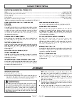 Preview for 39 page of Homelite UT80993 SERIES Operator'S Manual