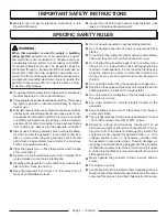 Preview for 8 page of Homelite UT903655 Operator'S Manual