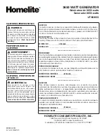 Preview for 68 page of Homelite UT903655 Operator'S Manual