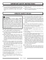 Предварительный просмотр 8 страницы Homelite UT903655DA Operator'S Manual