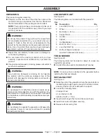 Preview for 15 page of Homelite UT903655DA Operator'S Manual