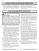 Preview for 46 page of Homelite UT905000P Operator'S Manual