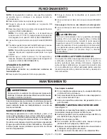 Preview for 56 page of Homelite UT905000P Operator'S Manual