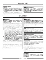 Preview for 35 page of Homelite UT905011 Series Operator'S Manual