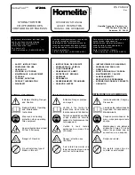 Homelite VERSATOOL UT20811 Operator'S Manual preview