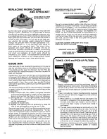 Preview for 18 page of Homelite XL Owners Operating & Maintenance Manual