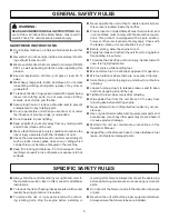 Preview for 3 page of Homelite YARD BROOM II UT08512B Operator'S Manual