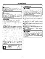 Preview for 9 page of Homelite YARD BROOM II UT08512B Operator'S Manual