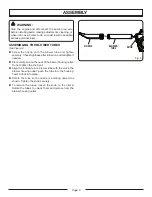 Preview for 8 page of Homelite YARD BROOM II UT08514 Operator'S Manual