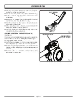 Preview for 11 page of Homelite YARD BROOM II UT08514 Operator'S Manual