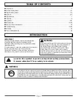 Preview for 2 page of Homelite ZR10901 Operator'S Manual