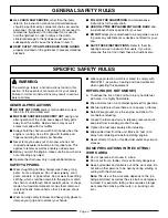 Preview for 4 page of Homelite ZR10901 Operator'S Manual