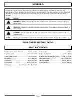 Preview for 7 page of Homelite ZR10901 Operator'S Manual