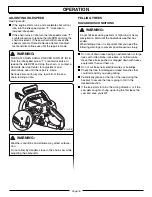 Preview for 16 page of Homelite ZR10901 Operator'S Manual