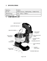 Preview for 5 page of Homemaker 900636 User Manual