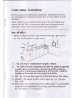 Preview for 11 page of Homemaker EM925ENV Instruction Manual