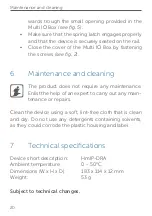 Предварительный просмотр 20 страницы Homematic IP HmIP-DRA Mounting Instruction