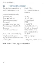 Preview for 22 page of Homematic IP HmIP-FCI6 Installation Instructions And Operating Manual