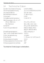 Предварительный просмотр 24 страницы Homematic IP HmIP-SMI55 Mounting Instruction And Operating Manual