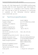 Предварительный просмотр 54 страницы Homematic IP HmIP-SWDM Mounting Instruction And User Manual