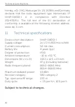 Предварительный просмотр 42 страницы Homematic IP HMIP-SWDO-I Mounting Instruction And Operating Manual