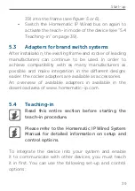 Предварительный просмотр 39 страницы Homematic IP HmIPW-BRC2 Installating Instruction And Operating Manual