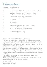 Preview for 2 page of HomeMatic Evo Mounting Instruction And Operating Manual