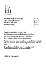 HomeMatic HM-ES-PMSw1-Pl Operating Manual предпросмотр