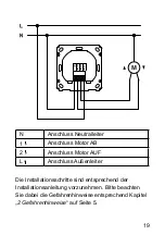 Предварительный просмотр 19 страницы HomeMatic HM-LC-BI1PBU-FM Installation And Operating Manual