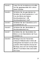 Предварительный просмотр 21 страницы HomeMatic HM-LC-BI1PBU-FM Installation And Operating Manual