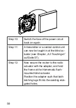 Предварительный просмотр 58 страницы HomeMatic HM-LC-BI1PBU-FM Installation And Operating Manual