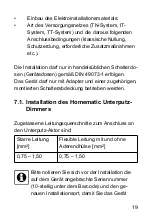 Preview for 19 page of HomeMatic HM-LC-Dim1TPBU-FM Installation And Operating Manual