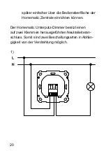 Preview for 20 page of HomeMatic HM-LC-Dim1TPBU-FM Installation And Operating Manual