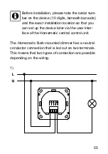 Preview for 55 page of HomeMatic HM-LC-Dim1TPBU-FM Installation And Operating Manual