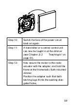 Preview for 59 page of HomeMatic HM-LC-Dim1TPBU-FM Installation And Operating Manual