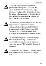 Preview for 13 page of HomeMatic HM-LC-Sw1-DR Installation And Operating Manual