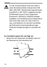 Preview for 14 page of HomeMatic HM-LC-Sw1-DR Installation And Operating Manual